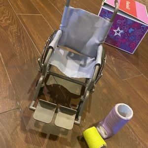 American girl doll wheelchair set